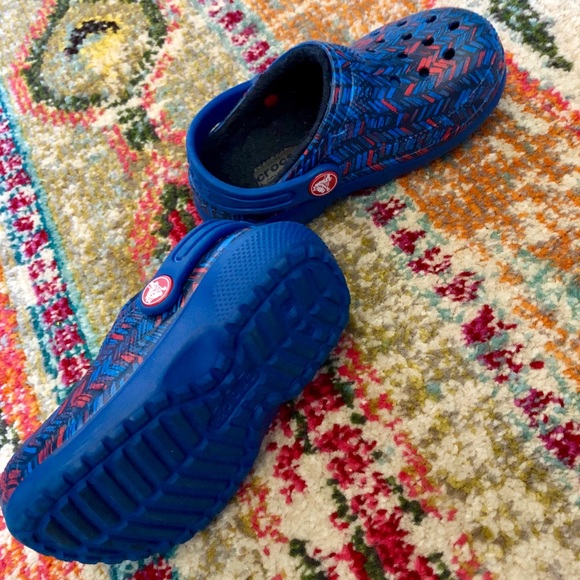 CROCS Other - Toddler boys fleece lined crocs